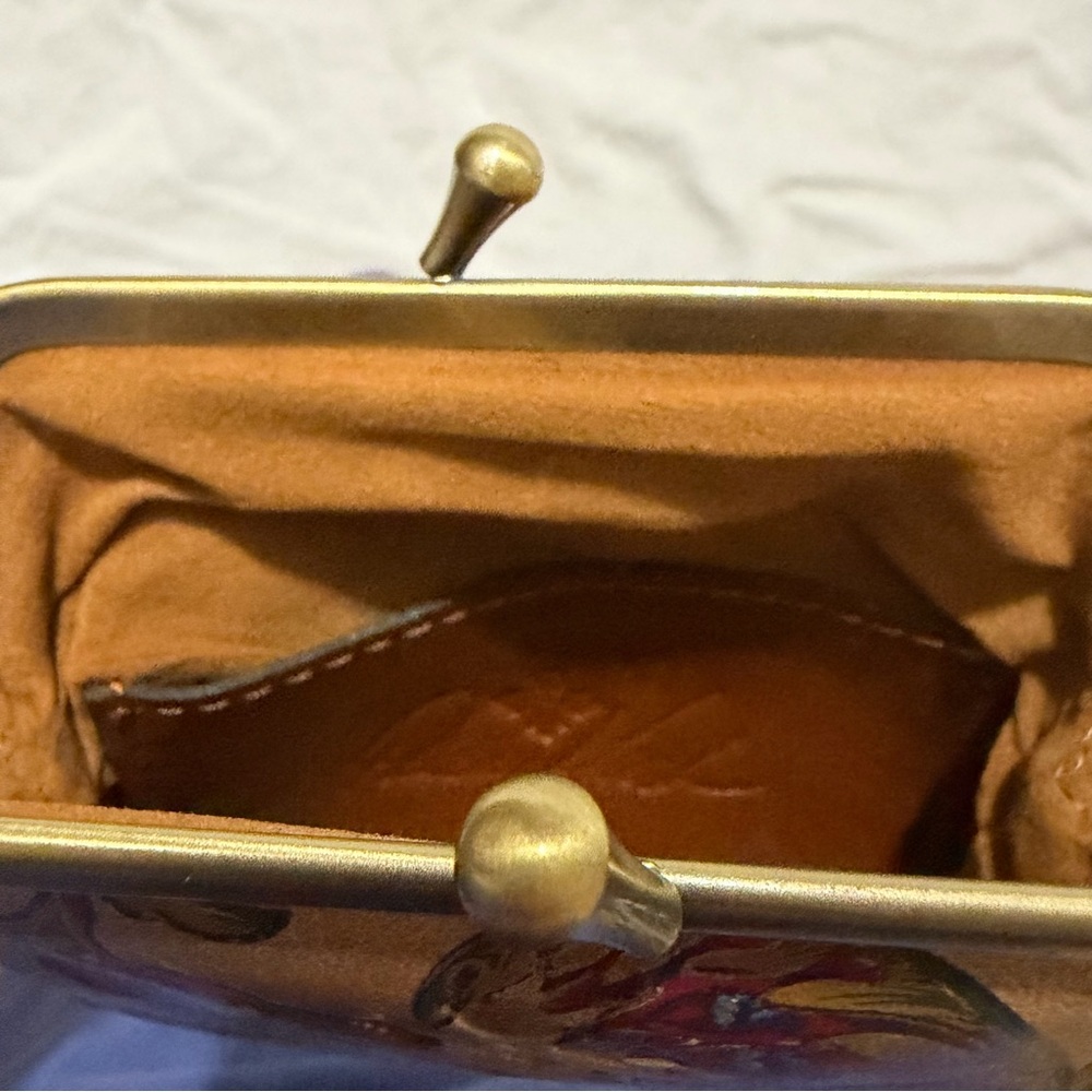 Patricia Nash leather coin purse - Picture 5 of 7